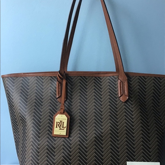Lauren Ralph Lauren Collection Large Tote - Picture 11 of 11
